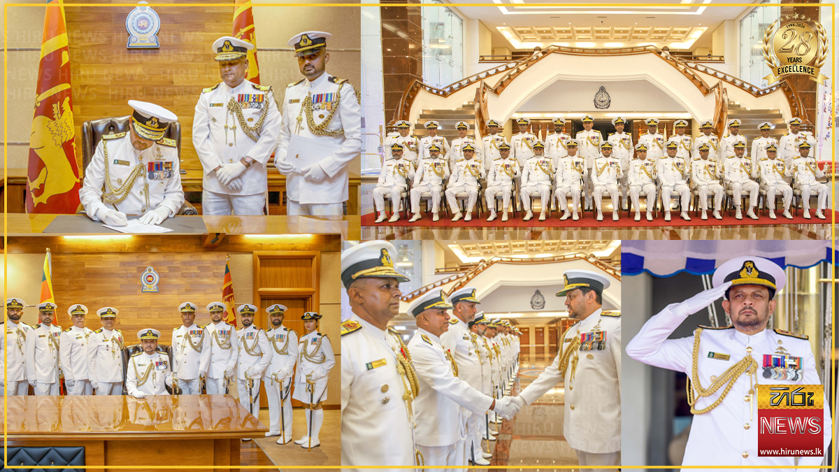 ශ්‍රී ලංකා නාවික හමුදාවේ 27 වැනි නාවික හමුදාපති වයිස් අද්මිරාල් ඩේමියන් ප්‍රනාන්දු රාජකාරී අරඹයි
