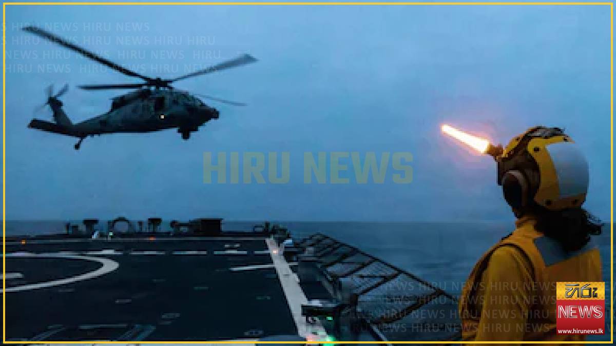 Crew member missing after US naval helicopter conducts emergency landing in Arabian Sea