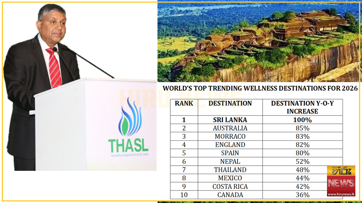 SRI LANKA RANKED WORLD’S TOP TRENDING WELLNESS DESTINATIONS FOR 2026