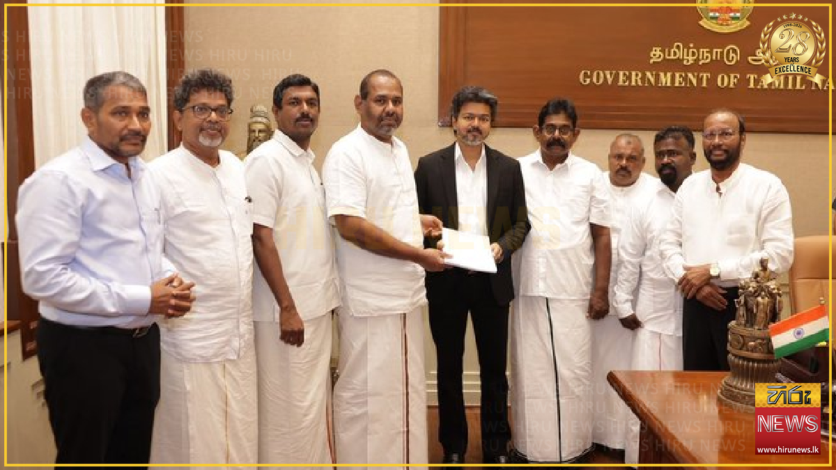 SL Tamil politicians meet Tamil Nadu CM Vijay