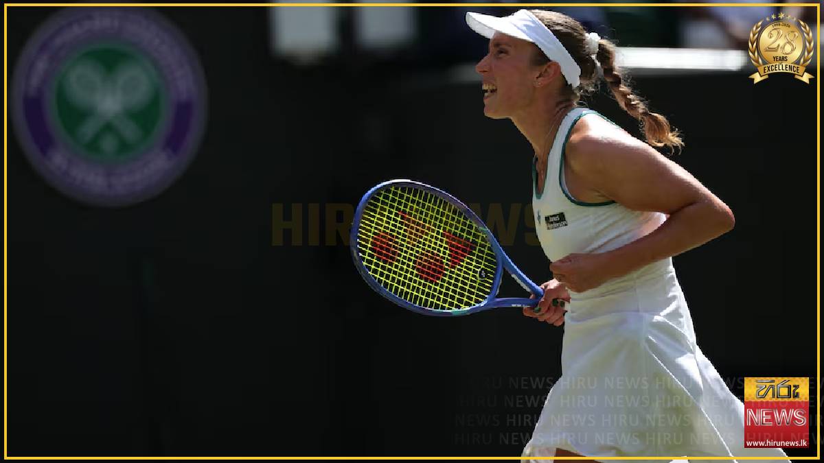Mertens stuns second seed Rybakina in Wimbledon third round