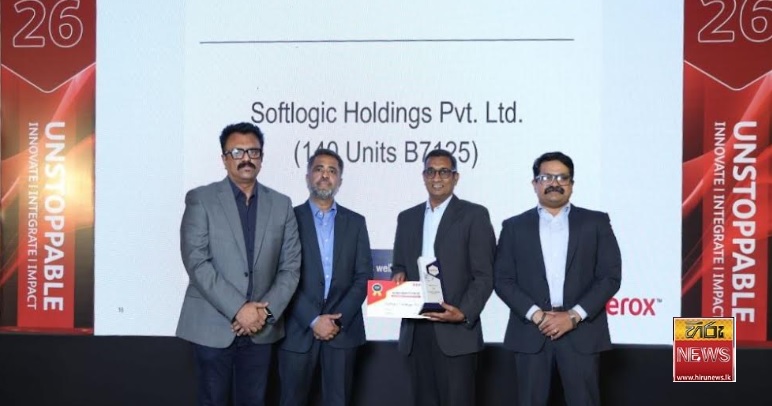 Softlogic IT wins ‘Outstanding Performance award at Xerox Channel Partner Meet’ award