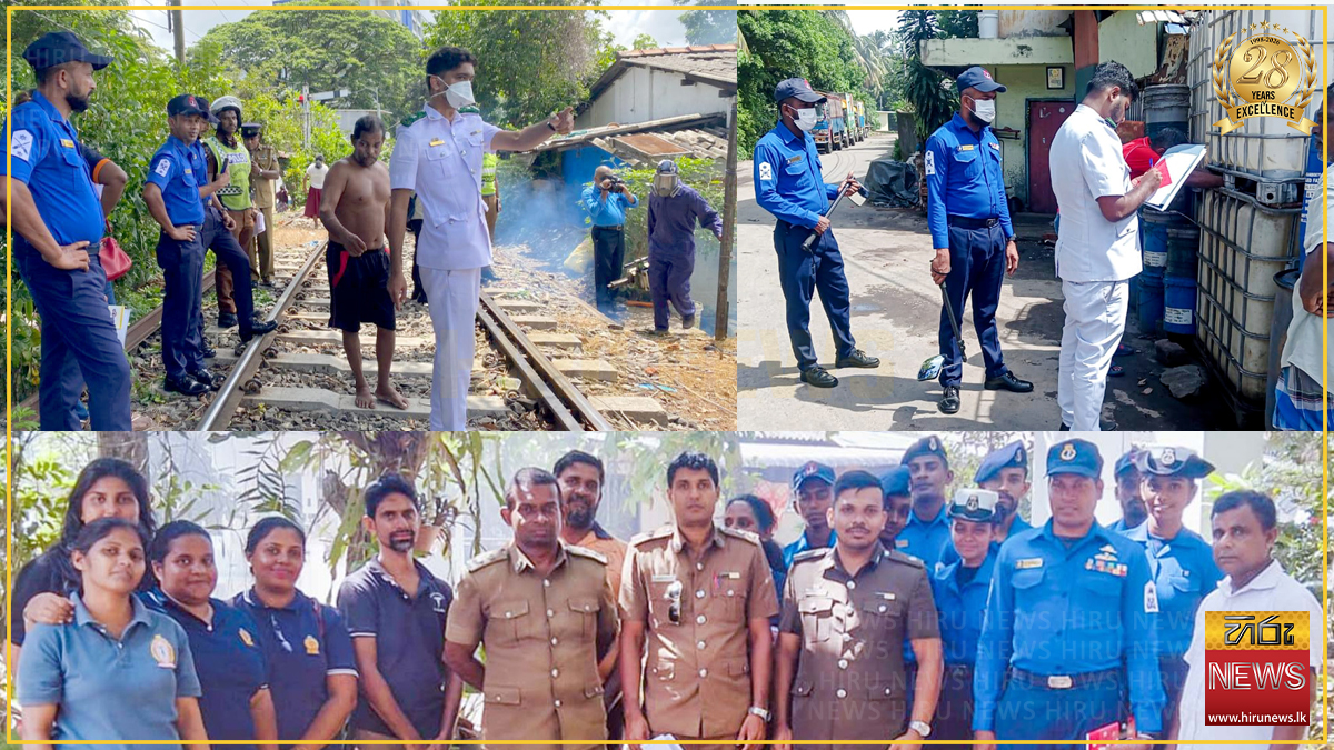 ජාතික ඩෙංගු මර්දන වැඩසටහන සඳහා නාවික හමුදාවේත් සක්‍රීය දායකත්වය