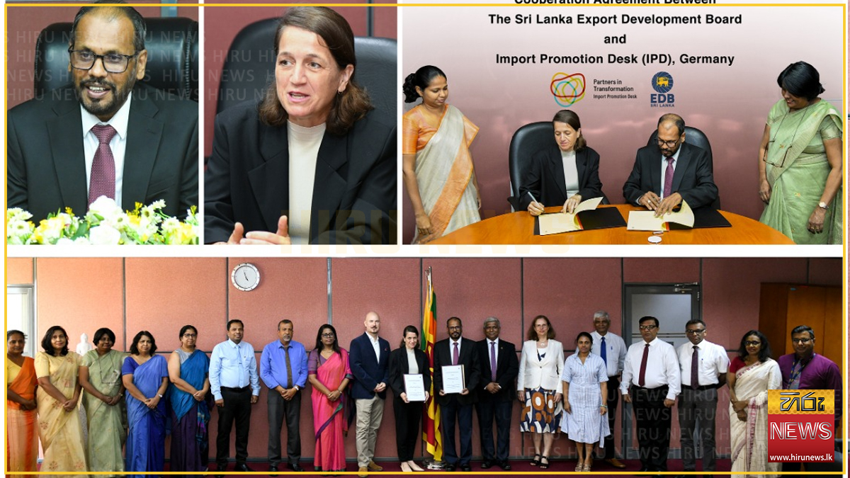 EDB, and Import Promotion Desk Germany sign MoU