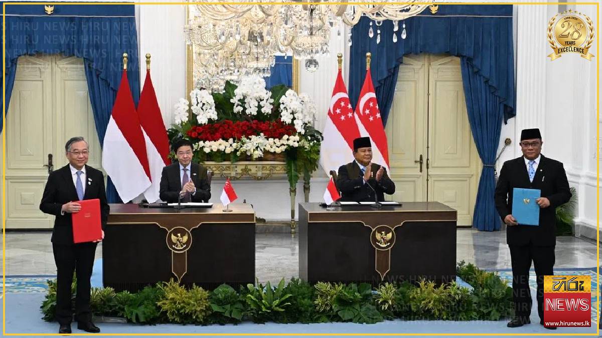 Singapore, Indonesia sign carbon credits pact