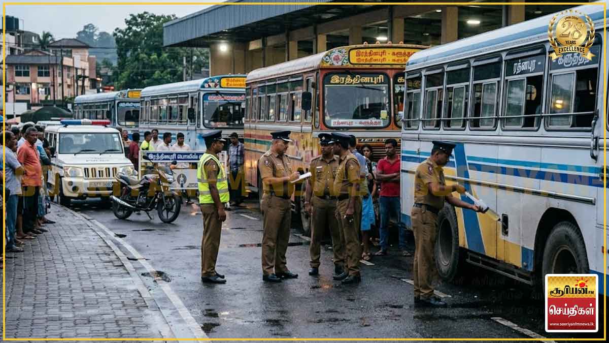 மண்ணெண்ணெய் பயன்படுத்தி இயக்கப்பட்ட 5 தனியார் பேருந்துகள் பறிமுதல்