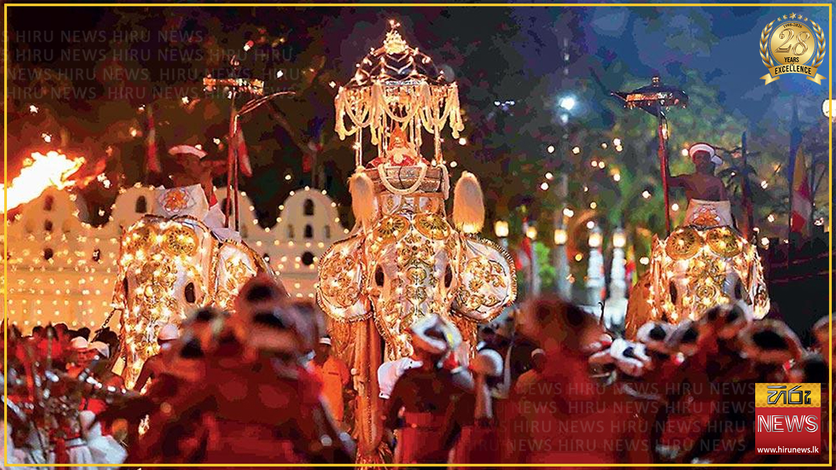 මහනුවර ඇසළ පෙරහර මංගල්‍යය අගෝස්තු 13 දා කප් සිටුවීමෙන් ඇරඹේ