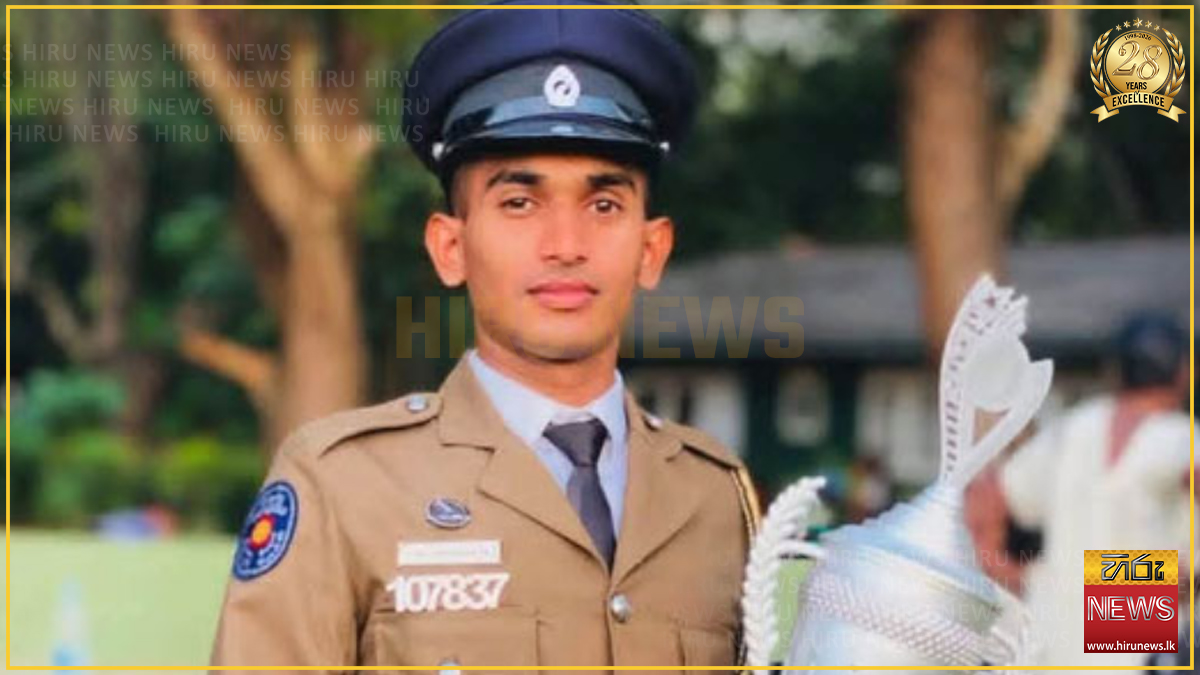 දක්ෂතම ආධුනික පොලිස් රියැදුරා අනතුරකින් මරුට