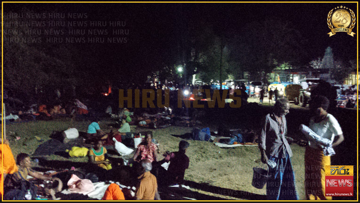 කතරගම පාද යාත්‍රා බැතිමතුන් කුමන පිවිසුමේ දැඩි අසීරුවක