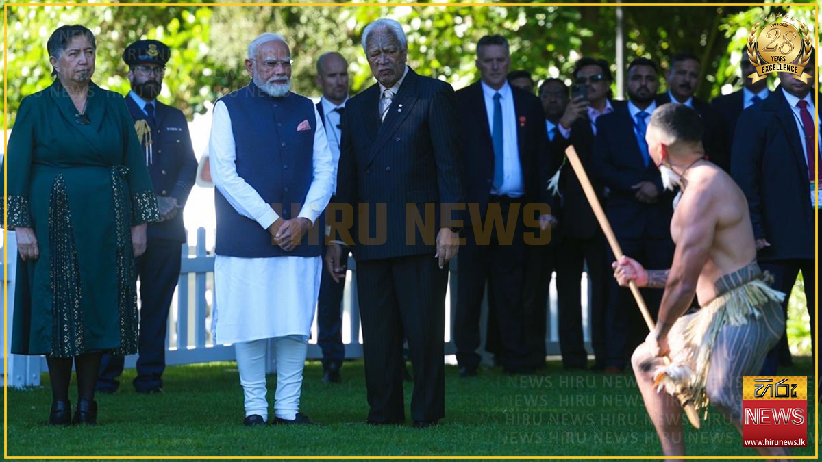 ඉන්දීය අගමැති නරේන්ද්‍ර මෝදිට නවසීලන්තයෙන් උණුසුම් රාජ්‍ය තාන්ත්‍රික පිළිගැනීමක්