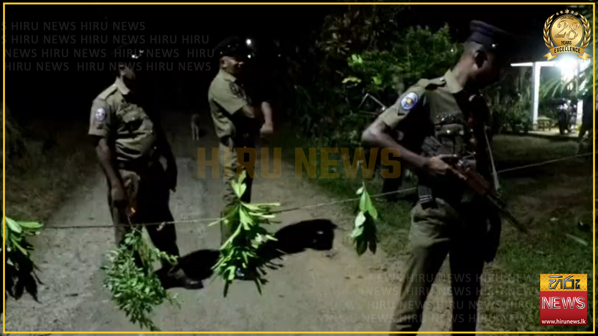 මතුගම වෙඩි තැබීමක්