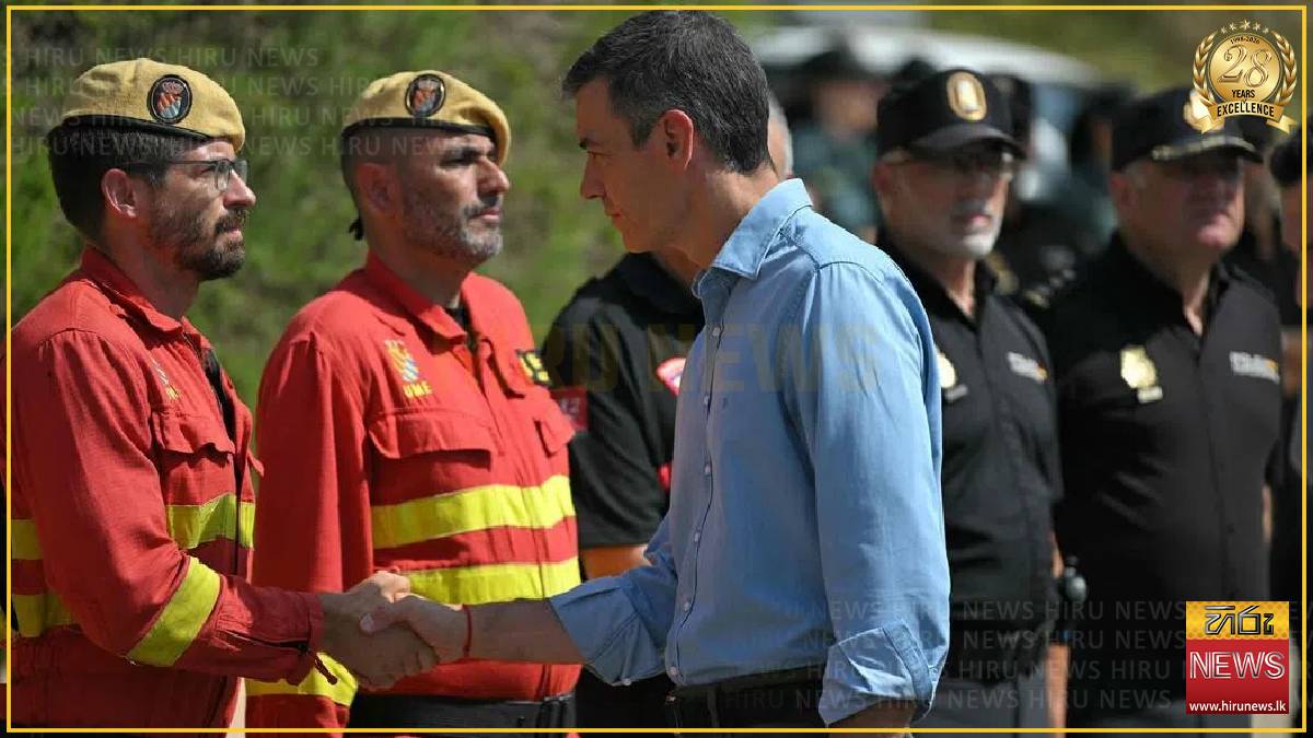 Spanish PM visits deadly wildfire site