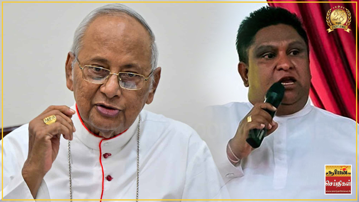 நாடாளுமன்ற உறுப்பினர் சாமர சம்பத்துக்கு எதிராக சட்ட நடவடிக்கை - கொழும்பு பேராயர் தெரிவிப்பு