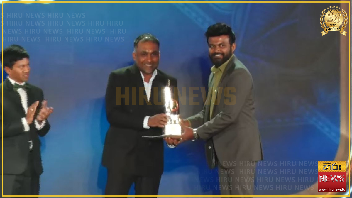 සුමති ටෙලි සම්මාන උළෙලේ වසරේ හොඳම ප්‍රවෘත්ති විකාශයට හිමි සම්මානය හිරුට