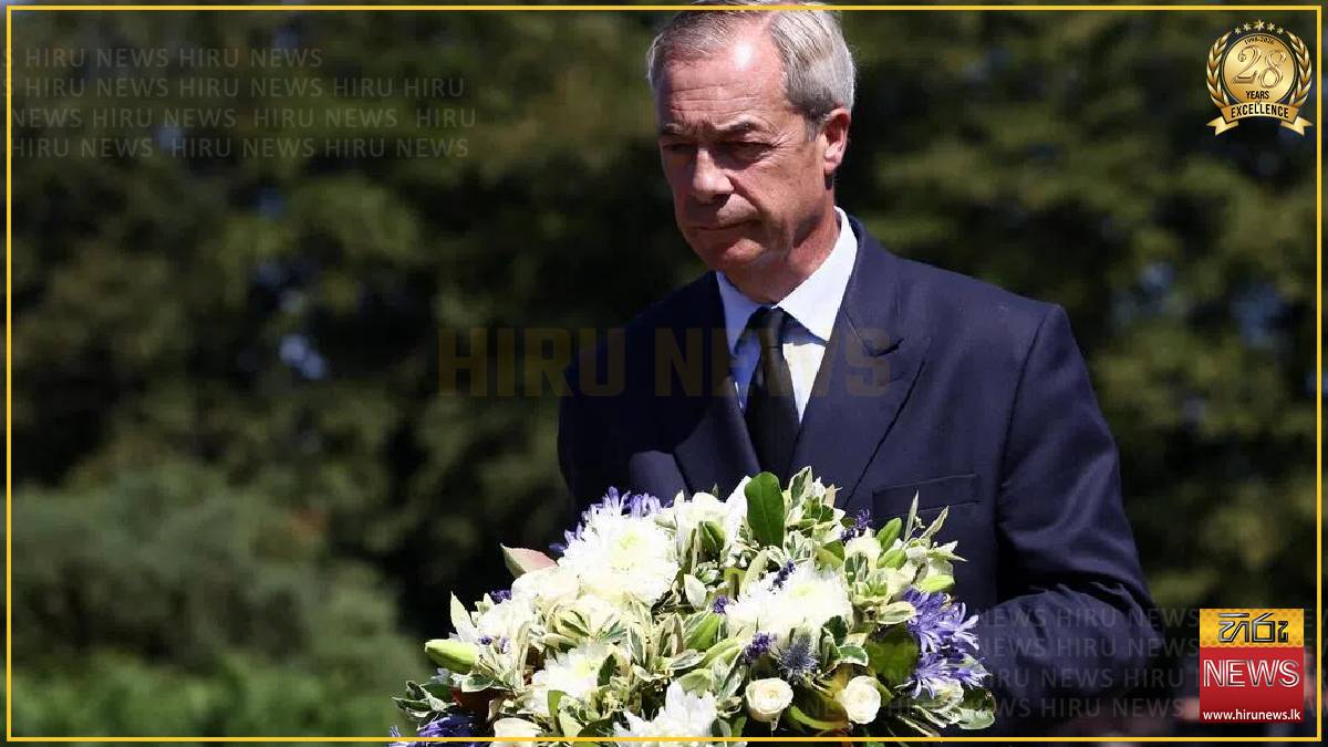 Man arrested over threat to UK far-right leader Nigel Farage