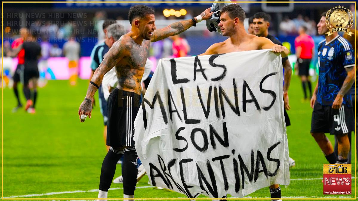 Falklands banner sparks fury after Argentina’s World Cup triumph