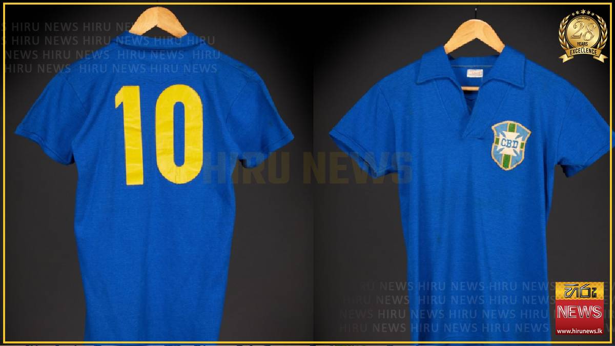 Pele’s 1958 World Cup final Brazil shirt sells for $4.9m
