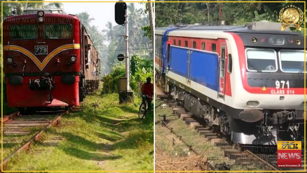 Sri Lanka Railways running short of locomotives and power sets