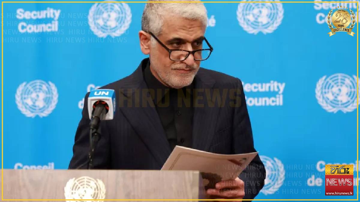 Iran envoy slams US strikes in letter to UN chief