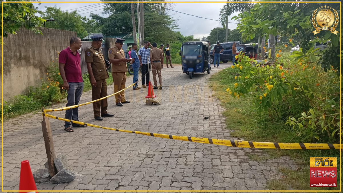 පොලිස් වෙඩි තැබීමෙන් තුවාල ලැබුවේ 'කොස් මල්ලි'ගේ ප්‍රධාන ගෝලයෙක්