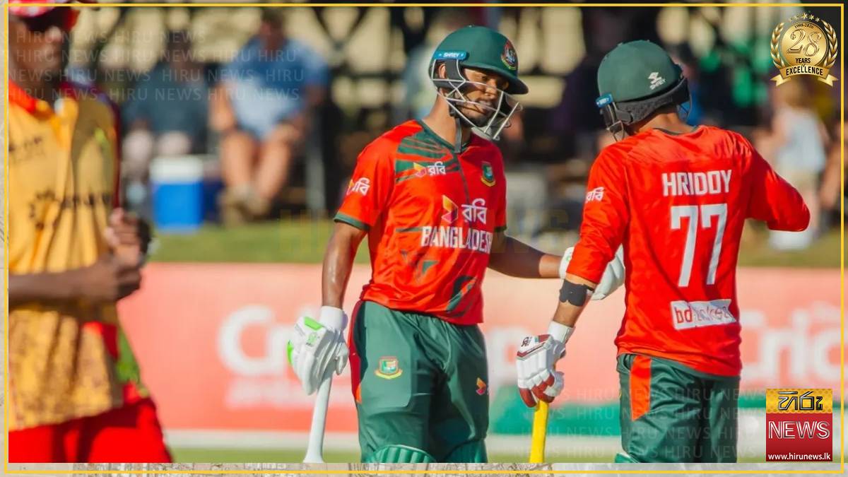 Bangladesh win dramatic finale to clinch T20I series against Zimbabwe