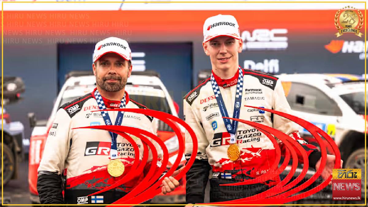 Toyota's Pajari takes his first WRC win in Estonia