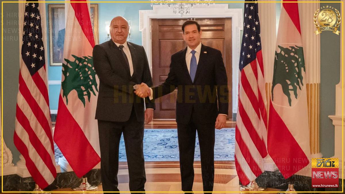 US secretary of State meets Lebanese President in Washington