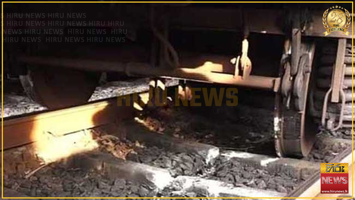 කොටුව දුම්රිය ස්ථානයේදී දුම්රියක් පීලි පනී: ප්‍රධාන මාර්ගයේ දුම්රිය ප්‍රමාදයක්