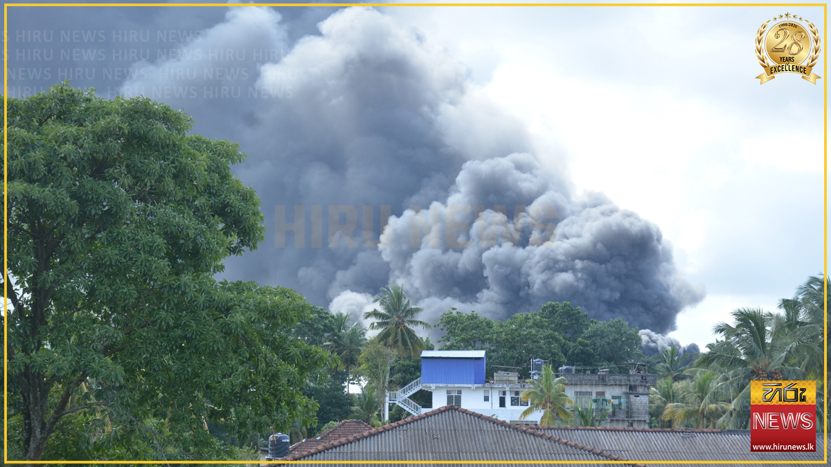 Six fire engines deployed to contain Homagama factory fire