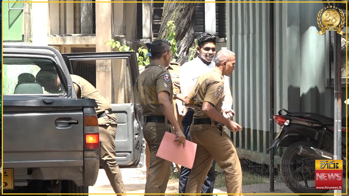 Former minister Shantha Bandara's son detained for 24 hours
