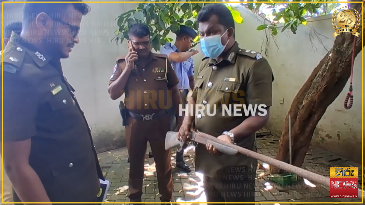 පැලවත්තේ ඩෙංගු සොයන්න ගිය PHIලාට ගිනි අවියක් හමුවෙයි