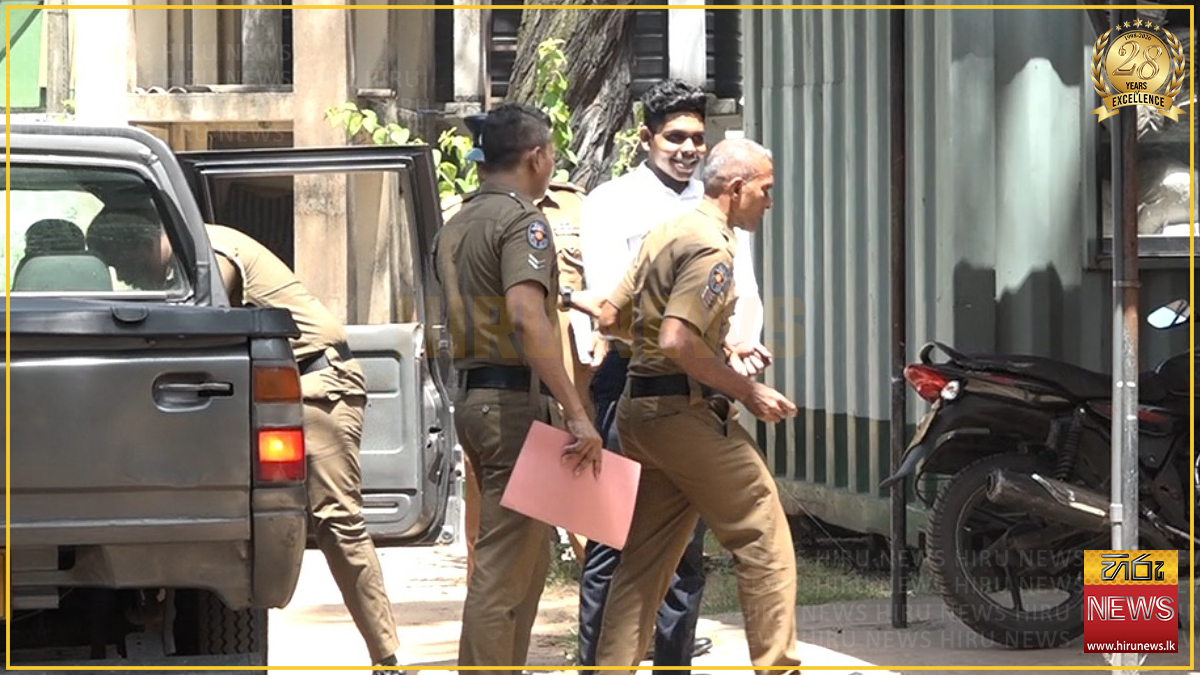 ශාන්ත බණ්ඩාරගේ පුත්‍රයා ලබන 27 වැනිදා දක්වා රිමාන්ඩ්