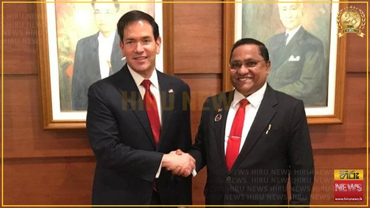 විදේශ ඇමති විජිත, අමෙරිකානු රාජ්‍ය ලේකම් හමුවෙයි