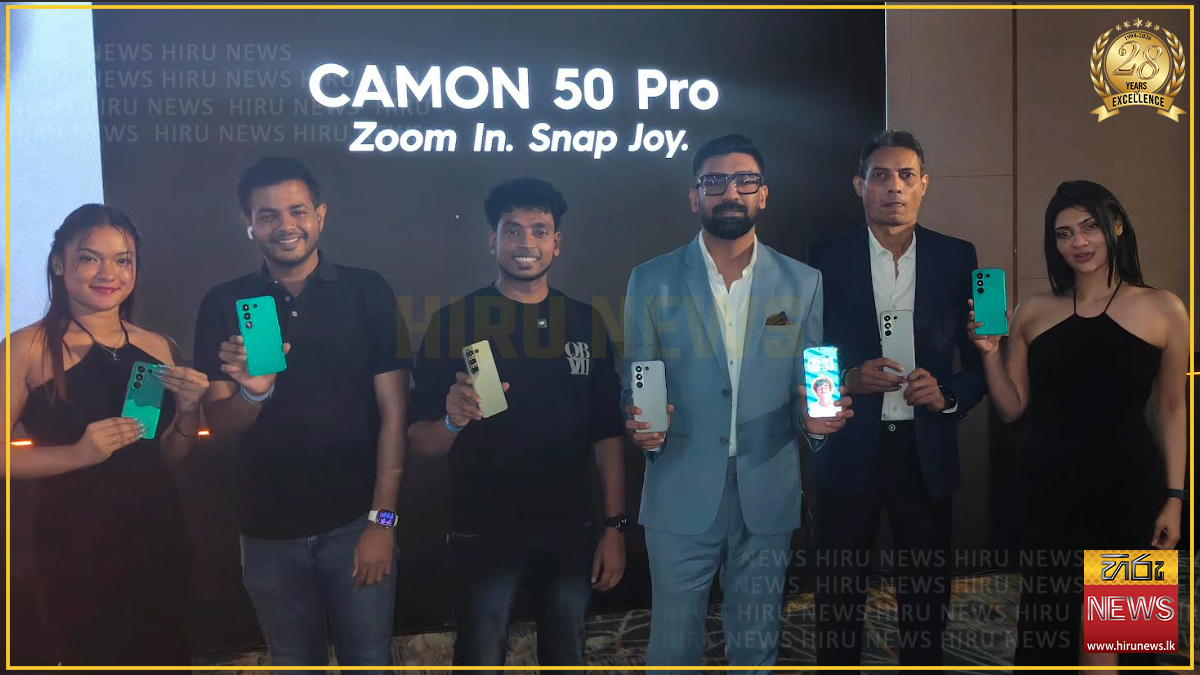 TECNO වෙතින් AI 60X Super Zoom සහ Underwater Photography පහසුකම් සහිත CAMON 50 Pro ශ්‍රී ලංකාවට