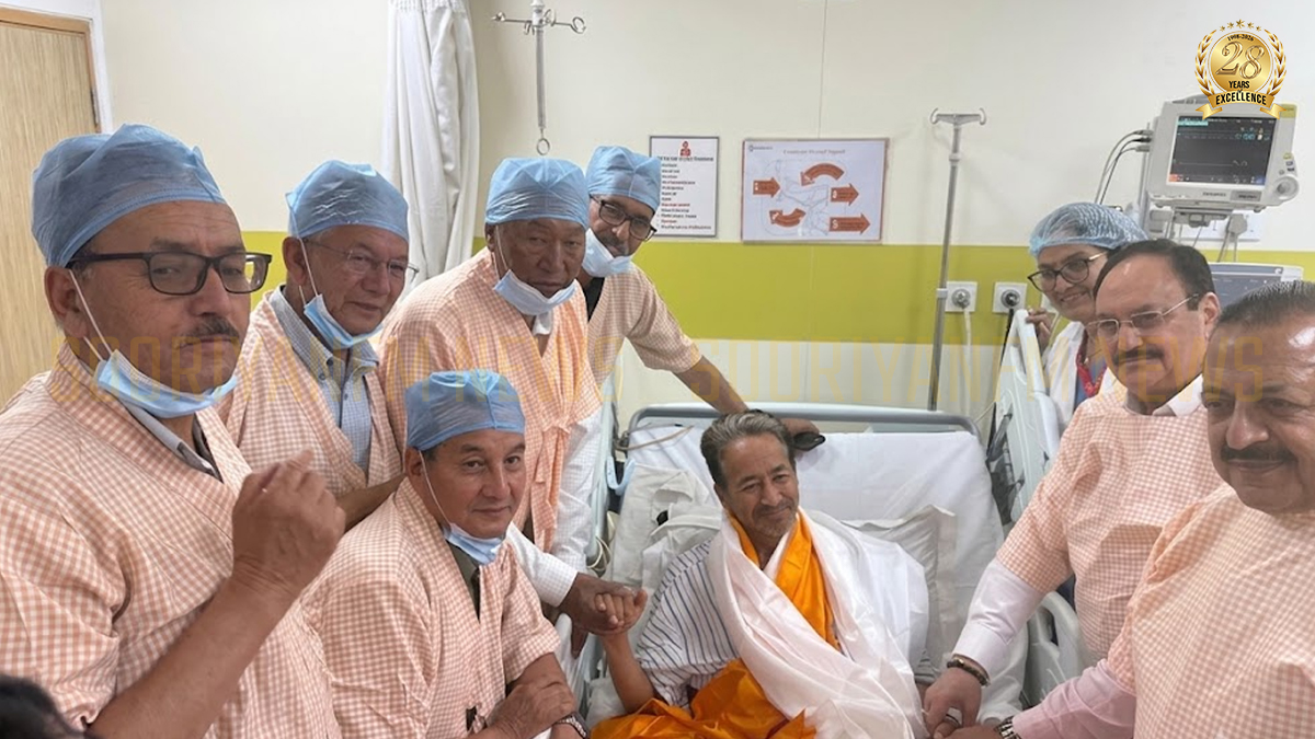 உணவுத்தவிர்ப்பு போராட்டத்தை விலக்கிக்கொண்டார் சோனம் வாங்சுக்