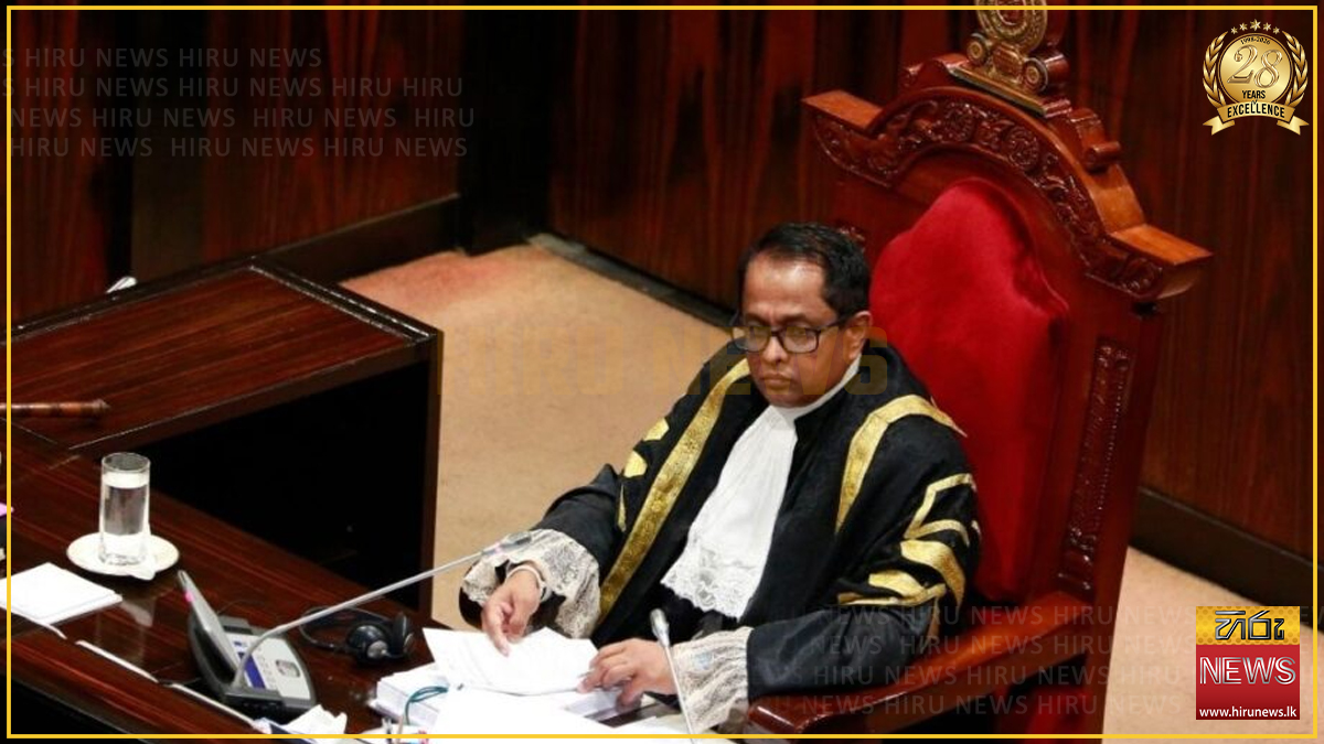 කතානායකවරයාගෙන් මන්ත්‍රීවරුන්ට උපදෙසක්