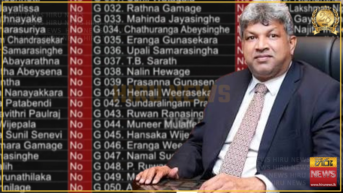 අධිකරණ අමාත්‍ය හර්ෂණ නානයක්කාරට එරෙහි විශ්වාසභංගය පරාදයි