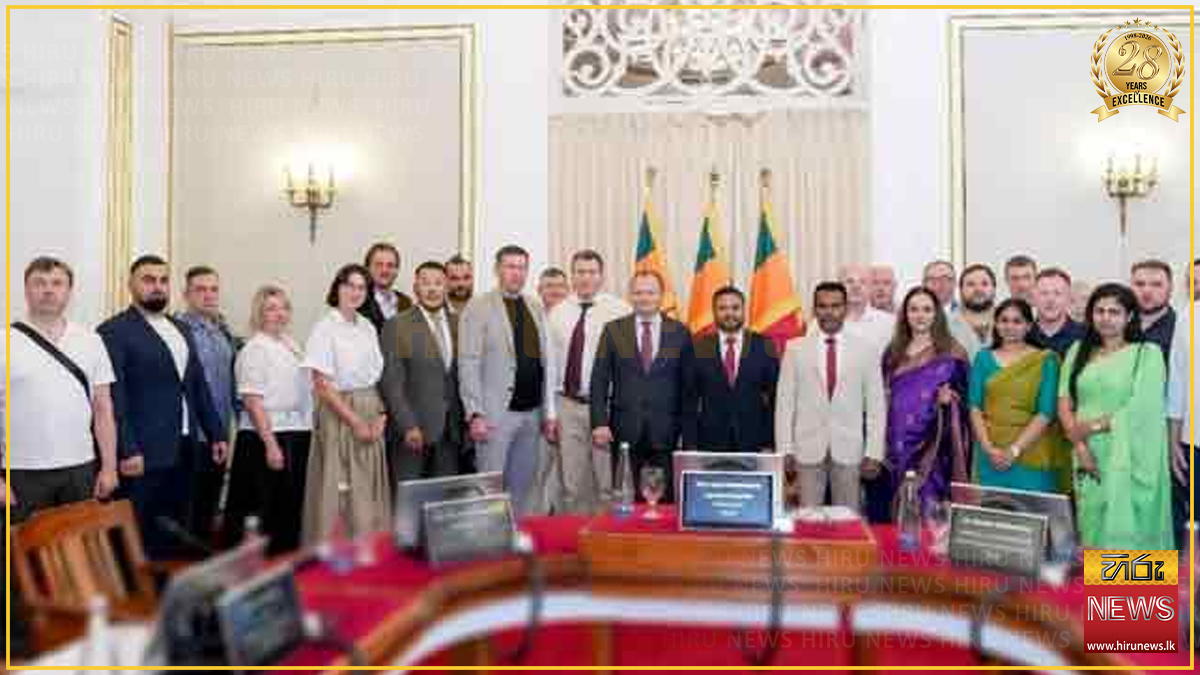 රුසියානු නියෝජිත පිරිසක් මෙරට සංචාරයක