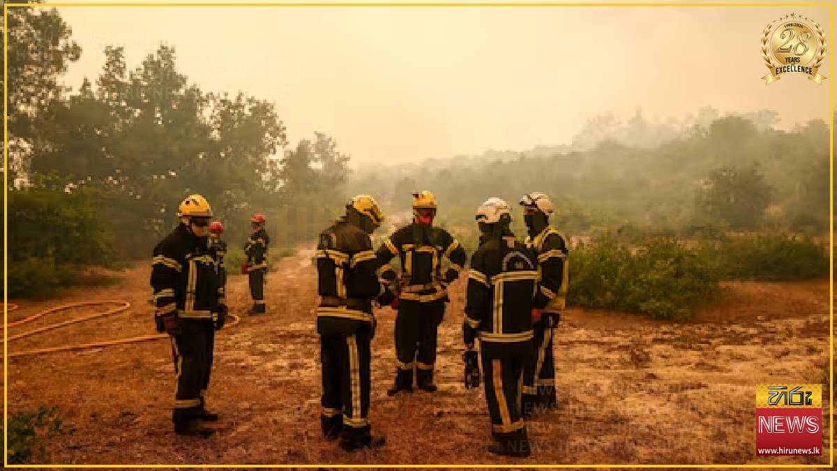 Tens of thousands flee fires in France