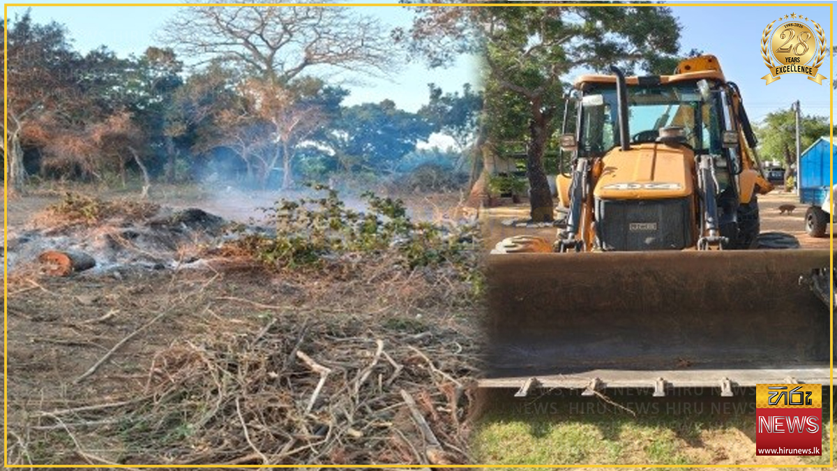 ත්‍රිකුණාමලය කන්නකිපුරම් රක්ෂිතය අනවසරයෙන් එළි කළ 9ක් අත්අඩංගුවට
