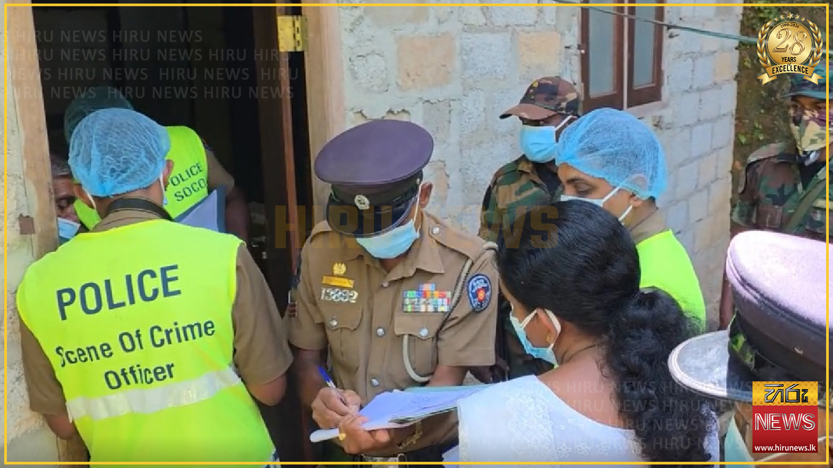කරාපිටියේ නිවසක් තුළ තිබී පුද්ගල මළ සිරුරක් සොයාගැනේ