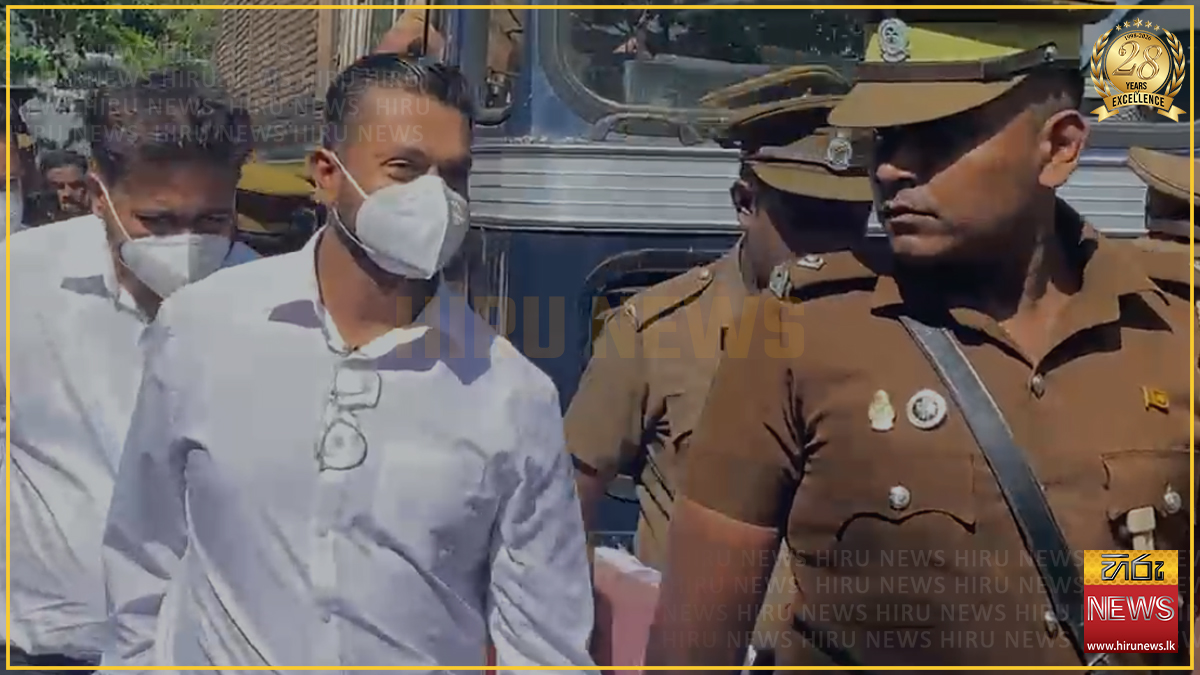 රඛිත රාජපක්ෂ සහ චරිත් අබේසිංහ ඇතුළු තිදෙනා අධිකරණයට