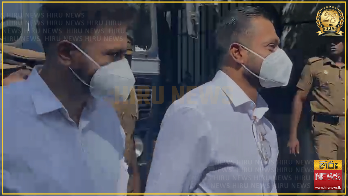 රඛිත රාජපක්ෂ සහ චරිත් අබේසිංහ ඇතුළු තිදෙනාට ඇප