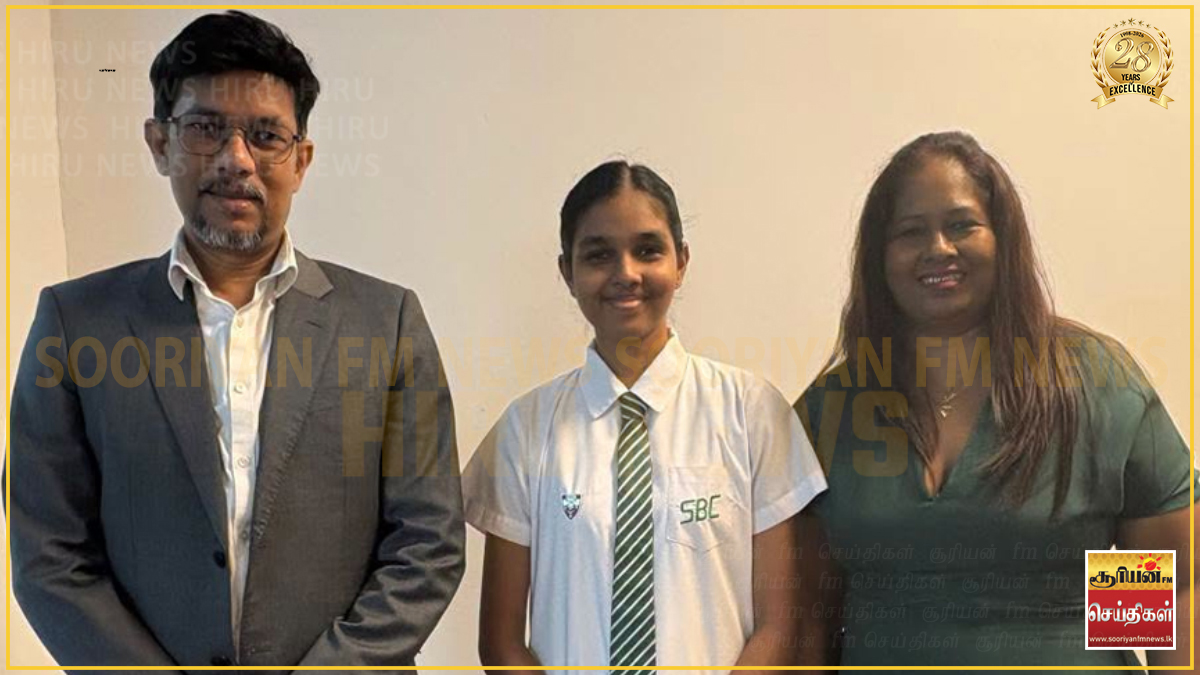 இலங்கைக்குப் பெருமை சேர்த்த செனீசா:சர்வதேச விண்வெளிப் பயிற்சிக்குத் தேர்வான இலங்கை மாணவி