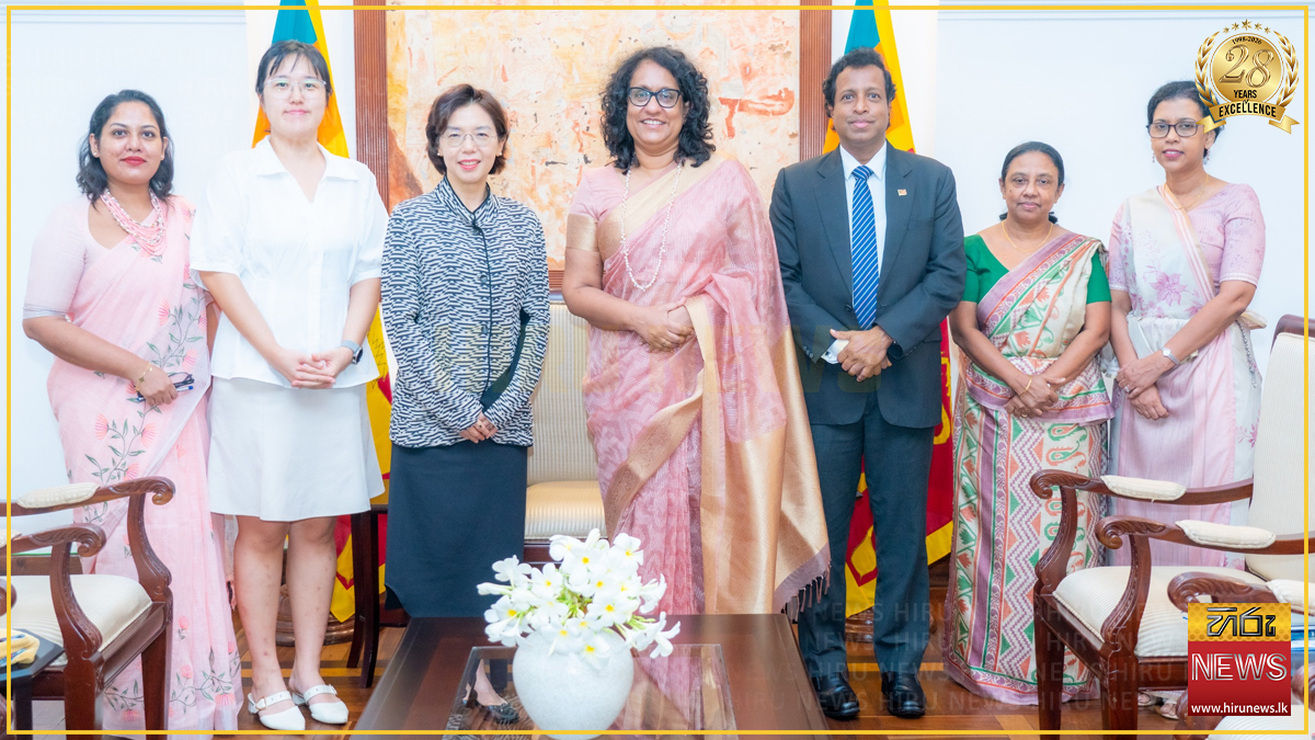 කොරියානු තානාපතිනිය හා අගමැතිවරිය අතර හමුවක්