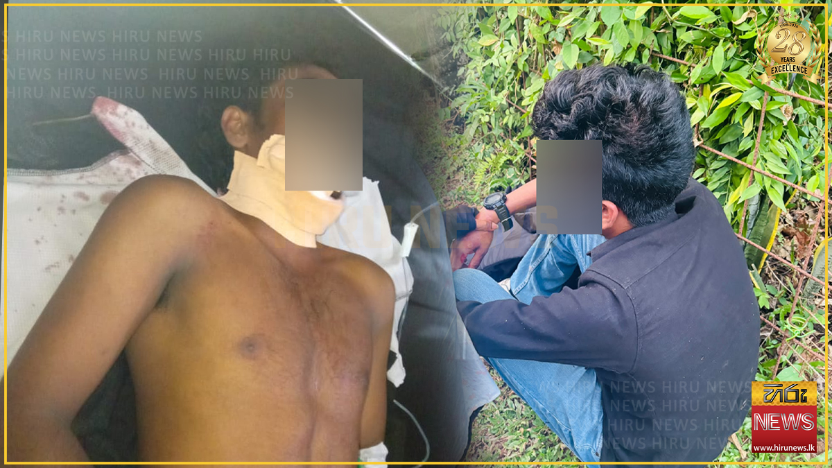 කඩවත සරුංගල් යැවූ තරුණයෙකුට පිහි ඇනුමක් - තිදෙනෙක් දැලේ