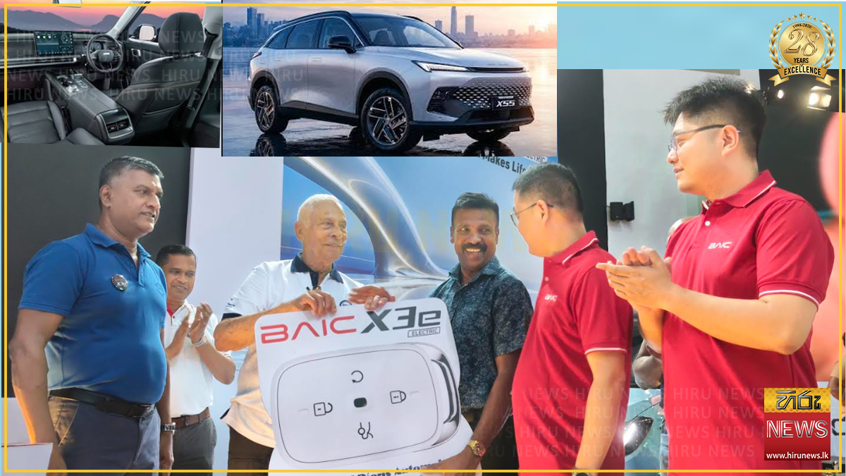 David Pieris Automobiles unveils BAIC X3e as first Asian market