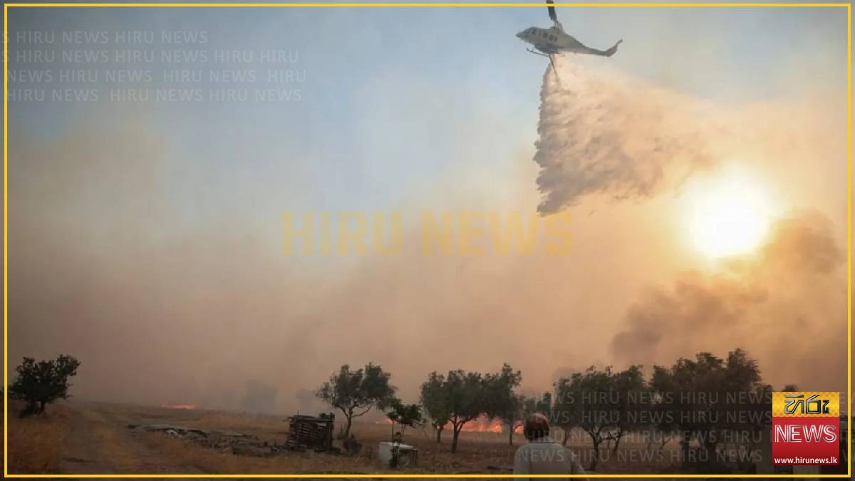 Helicopters fighting Greece wildfires collide in mid-air