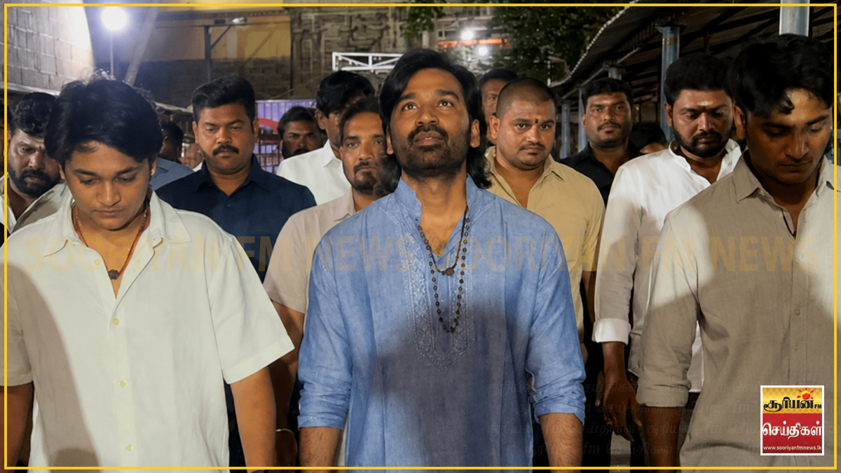 திருவண்ணாமலையில் மகன்களுடன் தனுஷ் : 'ஓம்' படப்பிடிப்பிற்கு இடையே நடந்தது என்ன?