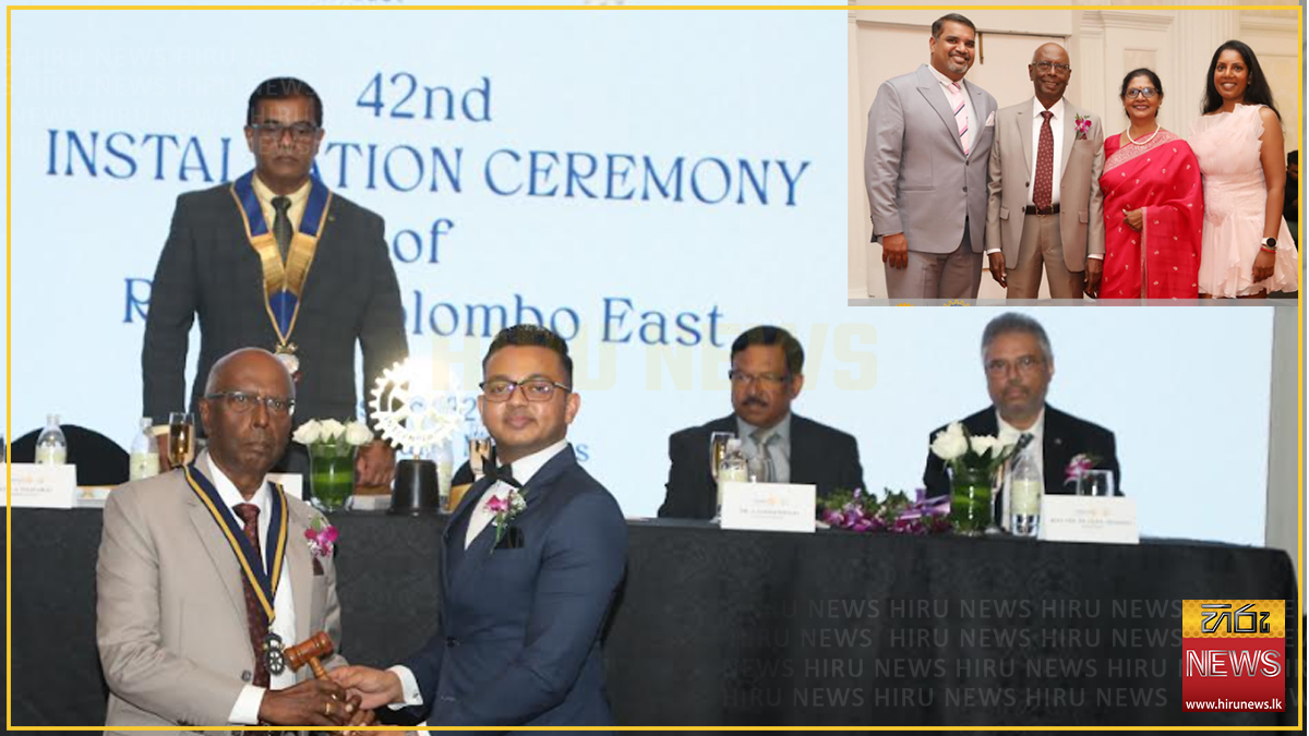 Rotary Colombo East launches 42nd installation ceremony
